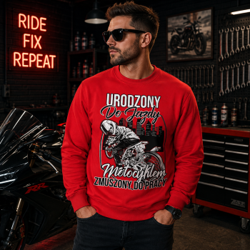 BLUZA M8 SPORTOWE URODZONY DO JAZDY